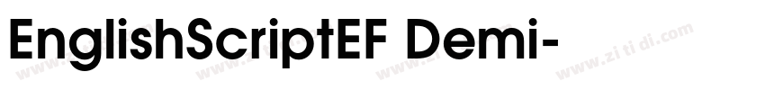 EnglishScriptEF Demi字体转换 EnglishScriptEF Demi字体转换